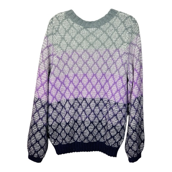 Soya Concepts Ombré SC-Vivith Crew Neck Pullover Sweater Women Size M - Picture 2 of 13